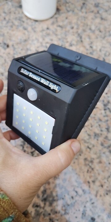 Pack 5 Focos Solar 20 Led Con sensor de Movimiento – Luces Led Chile