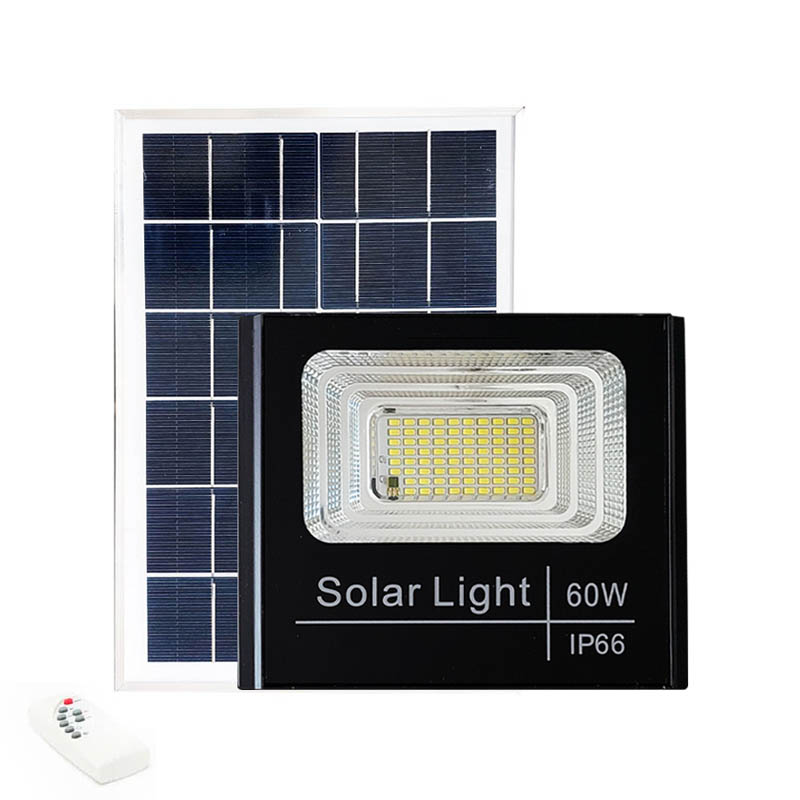 Foco Solar LED De Exterior Con Panel Solar y Sensor De Movimiento