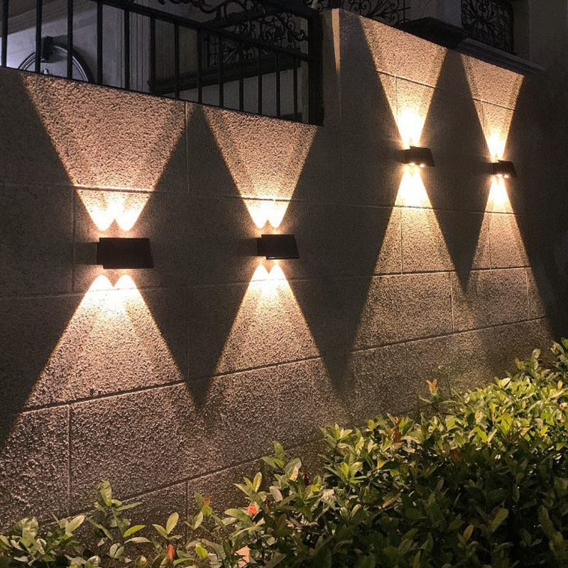 Aplique Solar Muro Exterior Diseño Moderno Luz Cálida – Luces Led Chile